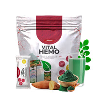 VitalHemo — Combate la fatiga, sube tu hierro y mejora tu energía con spirulina y moringa