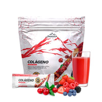 Colágeno Frutos Rojos — Piel firme, uñas fuertes y articulaciones sanas en 1 sachet al día